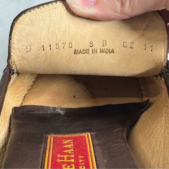 Cole Haan Women's Hilaree City Brown Leather Mules Size 8 B - Picture 4 of 8